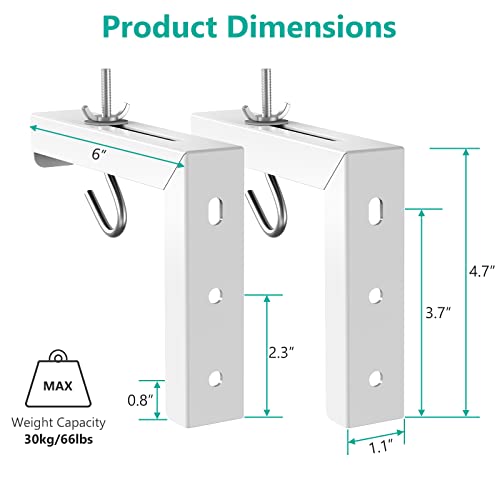 Wali PSM001 Universal Projector Screen Ceiling Mount thumb #3