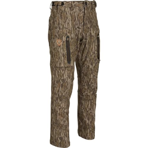 Drake DNT4050-006-4 Lightweight Pursuit Tech Stretch Pant-Camo Bottomland XLarge