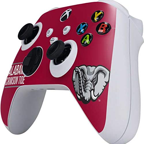 Skinit Decal Gaming Skin Compatible with Xbox Series S Controller - Officially Licensed University of Alabama Crimson Tide Design