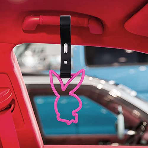 Playboy Bunny Shaped PURPLE JDM TSURIKAWA Subway Bus Handle Strap Charm Drift2