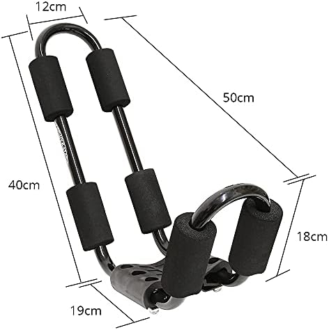 Conwy Kayak Heavy Duty Kayak Roof Rack Double J Bars and Straps J2
