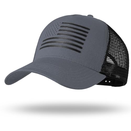 Image of Oversize XXL American Flag Trucker Hat