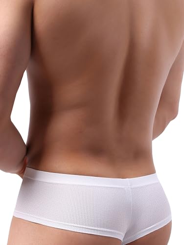 iKingsky Men's Cheeky Thong Underwear Mini Cheek Boxer Briefs Sexy Brazilian Back Mens Underpanties4