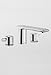 Toto TB416DD#BN Aquia Deck-Mount Tub Filler Trim, Brushed Nickel