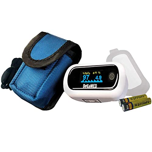 Oxímetro com Alarme de Emergência OLED de Alta Precisão Dellamed