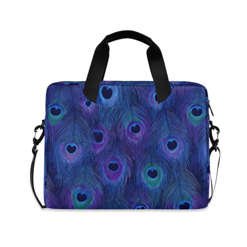Laptop Bag con Estampado Pavo Real 15.6 Pulgadas