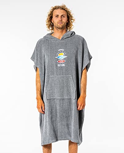 Image of Rip Curl Changing Poncho Hooded Towel, Icons Grey