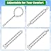 SELEWARE 2-Pack Stainless Steel Swing Chains with Carabiners – 29