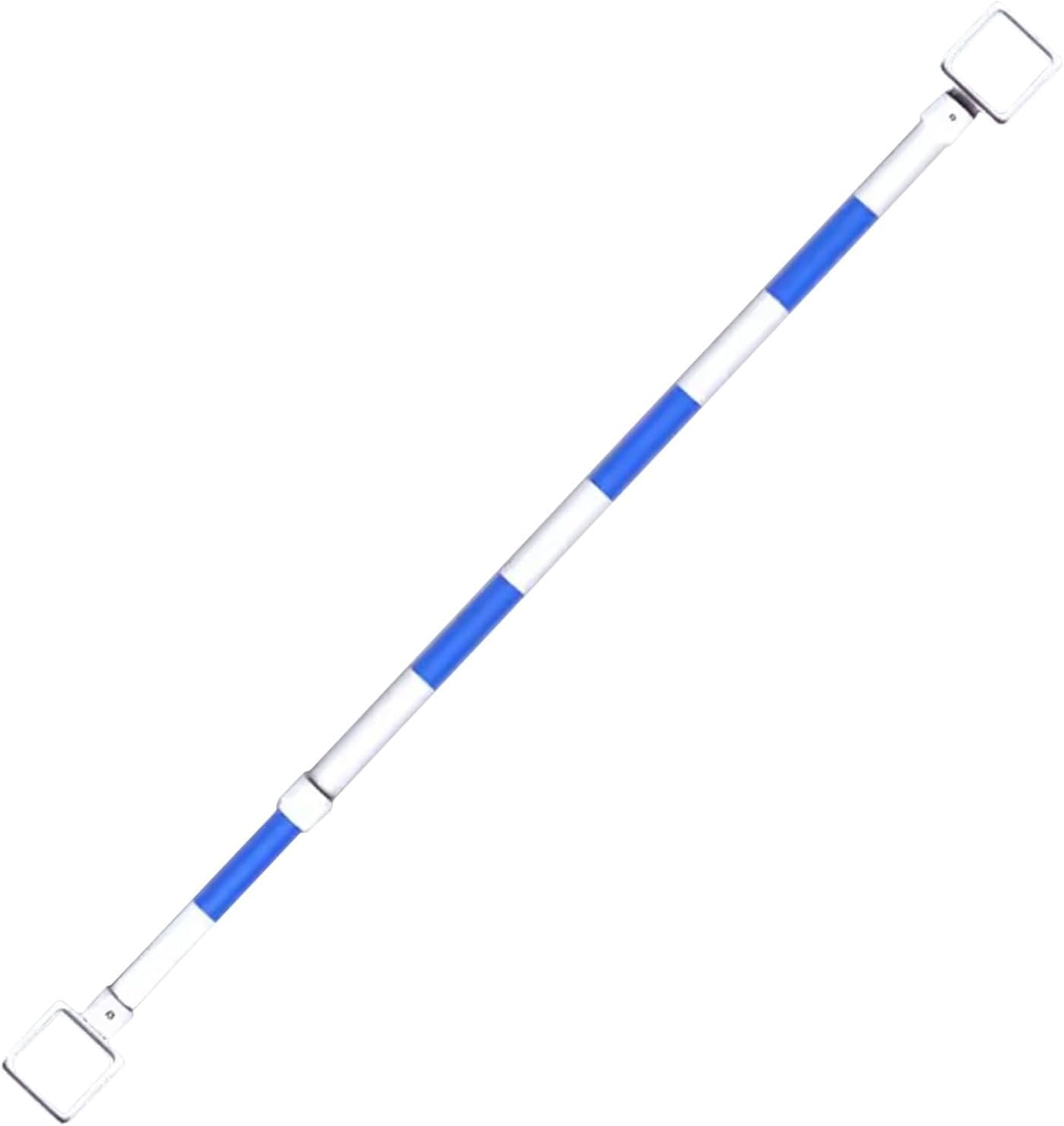 IUokLU Retractable Traffic Cone Bars - Safety Barricade Pole with Reflective Sticker, Square Connecting Pole for Crowd Control, Outdoor Use