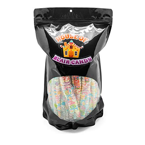 Smarties Candy Necklace - 50Ct In Resealable Standup Candy Bag - Individually Wrapped - Classic Flavors - Stretchable Hard Candy Necklace - Old Fashioned Candy - Retro Party Candy #TOP4