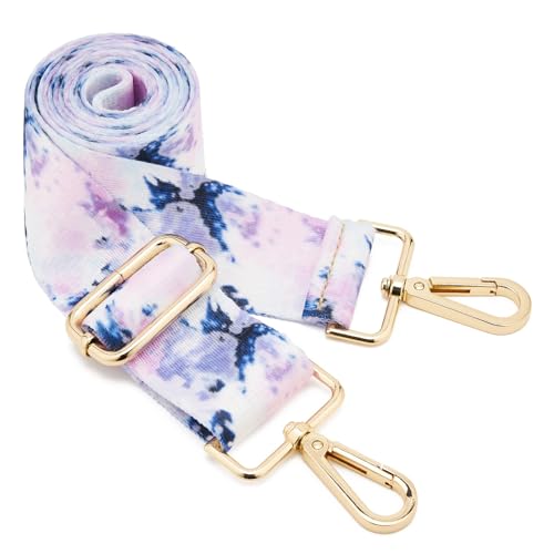 Image of ZOOEASS Wide Shoulder Strap Adjustable Replacement Belt Guitar Style Crossbody Bag Handbag Strap Multicolor Canvas Straps(Wide:1.5in)(Color42)