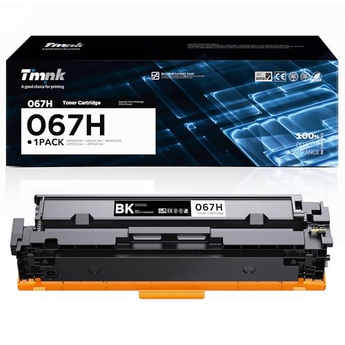 Timink CRG-067H 067 067H Toner Cartridges with Chip Replacement for Canon i-SENSYS MF655CDW MF655CW MF657CDW MF657CW MF651CW MF653CW MF654CW MF656CDW LBP633CDW LBP631CW LBP632CDW (1-Black)