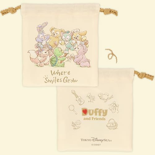 Disney - 新品ダッフィーフレンズ 巾着セット Amazon.co.jp: きんちゃく 3枚セット ダッフィー＆フレンズ