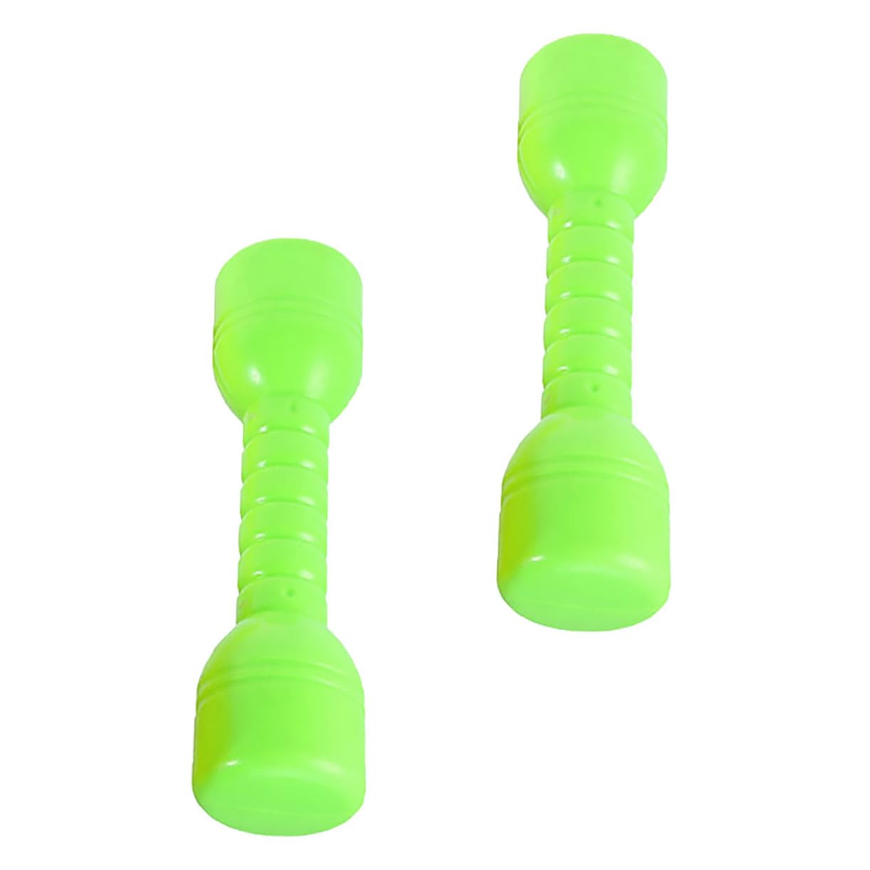 VICASKY 2pcs Dumbbells for Boys and Girls Exercise Dumbbell Bar Kindergarten Barbells Plastic