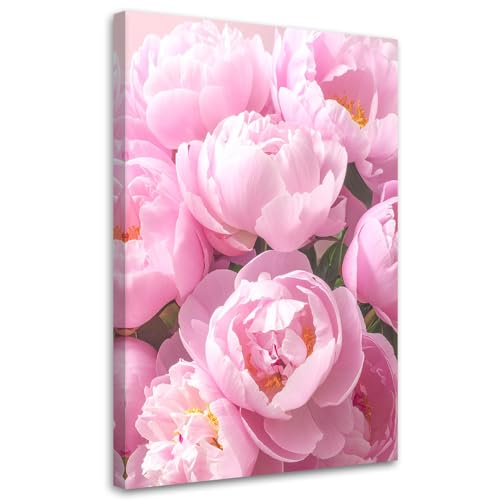 Toile de pivoines roses Feeby, une touche de poésie pour votre salon
