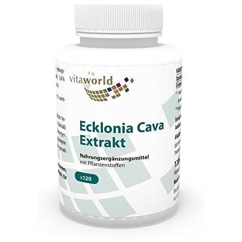 Vita World Ecklonia Cava Extract 120 Vegetarian Capsules Made in Germany Cover