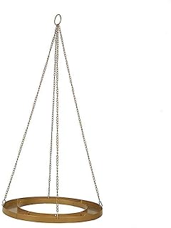 24" Gold Round Hanging Metal Hoop Chandelier Floral Wreath Ring Frame Wedding Reception Party Events Home Centerpieces Decorations