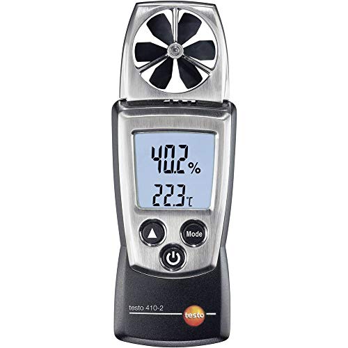 testo - 410-2 - 0560 4102 - Flügelrad-Anemometer zur Messung von Luftgeschwindigkeit, Volumenstrom und Temperatur