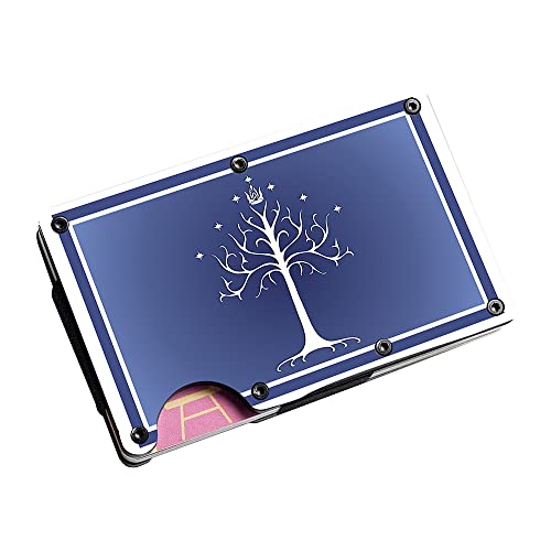 Lord of Rings King Aragorn Themed Aluminum/Stainless Steel Money Clip Wallet Credit Card Holder, Metal Wallets For Men Accessories, Minimalist Wallet With Money Clip And Credit Card