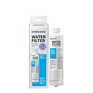 SAMSUNG Filtro genuíno para água e gelo da geladeira, filtragem de bloco de carbono para água potável limpa e clara, vida útil de 6 meses, HAF-CIN/EXP, 1 pacote