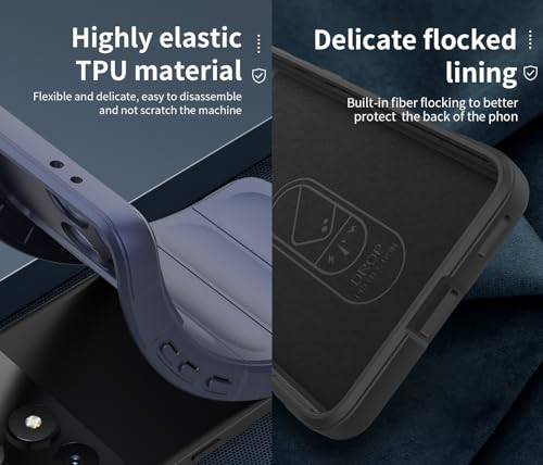 WOKEZ Telefonfodral för Xiaomi Poco X6 Pro - Ljusblå TPU Skydd