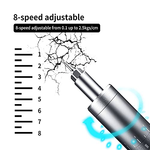 Mini Electric Screwdriver Small Portable Cordless Rechargeable With High Precision Torque Adjustable 24 Bits For Iphone Ipad Watch Camera Laptop Smartphone Macbook #TOP1