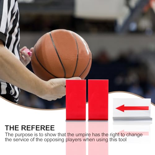 Árbitros de baloncesto flecha de cambio dirección acrílica compacta 5