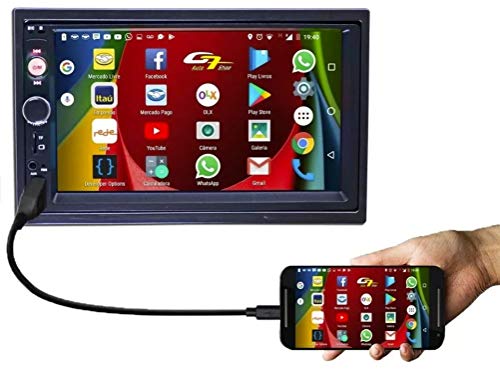 Central Multimídia Ford Fiesta Espelha iPhone + Câmera Ré