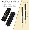 PerKoop 20 Sets Thank You Gifts Inspirational Ballpoint Pen with Box Employee Appreciation Gift Bulk for Fathers Day Police Graduation Teacher Nurse Office Staff Coworker(Black,Thank You)