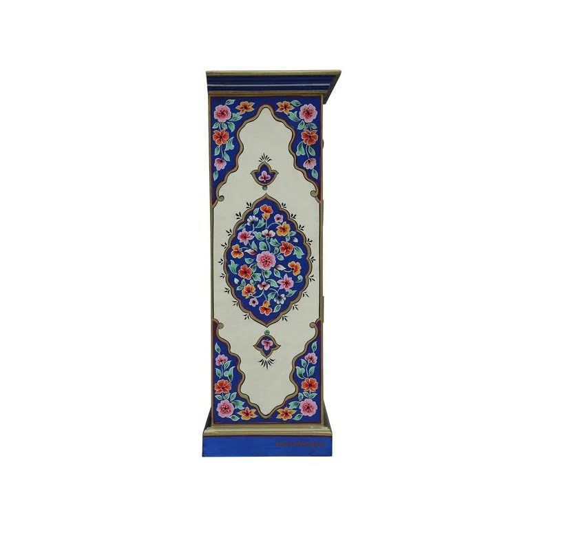 Image of Biven Wooden Sideboard Cabinet for Living Room | Wooden Storage Cabinet for Home | Handcrafted Solid Wood Cabinet for Storage Furniture for Home | Handpainted