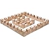 Amazon.com: Fuhaieec 100 Pcs 1 Inch Wood Square Blocks for Puzzle ...