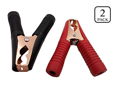 VONOTO 2 Pack 92mm 100A Insulated Car Alligator Clips Battery Alligator Clamps Test