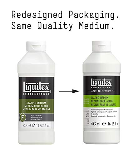 Liquitex 7516 Professional Fluid Medium, 16-Oz, Glazing #TOP1