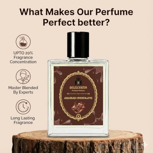 Image of Arabian Chocolate Eau De Parfum Rich Sweet Chocolate Fragrance | Long Lasting Unisex Perfume (50 ML)