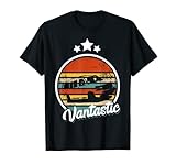 Retro Camper Buslife Caravan Camping - Vintage Camper Bus T-Shirt