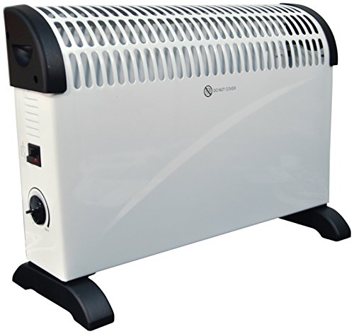 Free Standing 2kW Home & Office Convector Radiator Heater in White