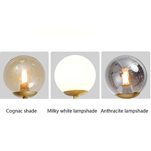 Candelabro 6 luces moderno sputnik regulable para corregir techos bajos 7
