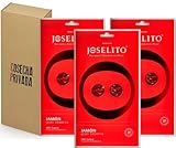 Joselito 3 Sobres Jamón GR - Envío 24 h - Blíster del mejor Jamón del Mundo Loncheado - Opción de Nota para Regalo - Jamon y Paleta ibérica de Bellota 100% - Envío Cosecha Privada (3 Sobres, Jamon)