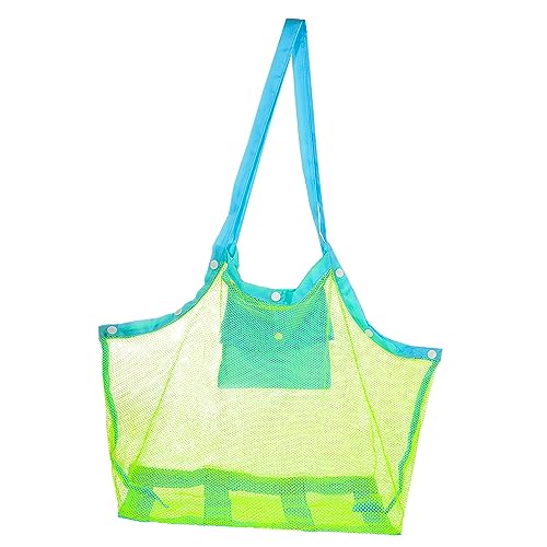 Mesh Beach Bag Large Tote Breathable Storage for Family Travel Lightweight Tear-resistant for Beach Essentials Camping and Outdoor Activities