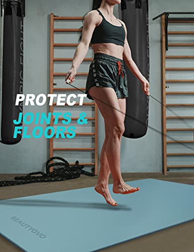 Extra Wide & Thick Yoga Mat - 72" X 32" X 1/3", Double-Sided Non Slip Yoga Mat With Strap, Professional Tpe Yoga Mats For Women Men Kids, Large Exercise Mat For Yoga, Pilates And Home Workout #TOP5