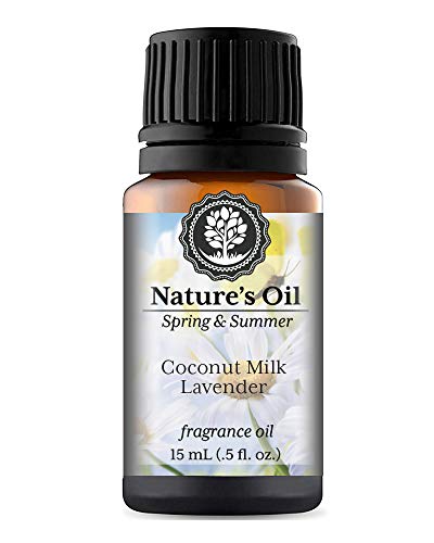 Nature'S Oil 111280060216 Coconut Milk Lavender Fragrance Oil (15Ml) For Diffusers, Soap Making, Candles, Lotion, Home Scents, Linen Spray, Bath Bombs cover