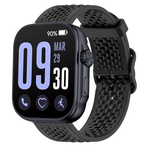 Correa de silicona 22mm para smartwatch Lamshaw miniatura 1
