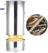 Amazon | ステンレス 採蜜機 4フレーム 手動式 蜂蜜分離器 遠心分離機