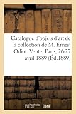  Catalogue d\'objets d\'art et de haute curiosité, tableaux anciens