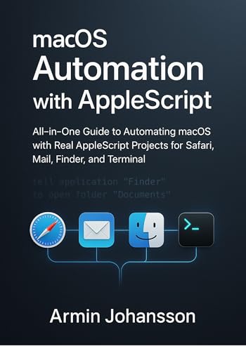 macOS Automation with AppleScript: All-in-One Guide to Automating macOS with Real AppleScript Projects for Safari, Mail, Finder, and Terminal (English Edition)