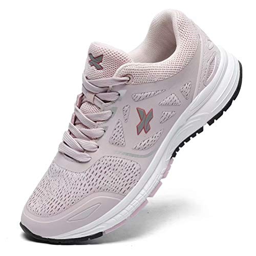 XIDISO Zapatos de Running para Mujer Zapatillas Calzado Ligero Sneakers para Caminar Gimnasio Zapatos Deporte Correr Fitness Escuela