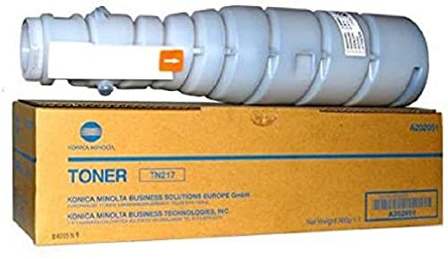 Toner TN-217 Konica Minolta original noir A202031 capacité 17500 pages Bizhub 283 223