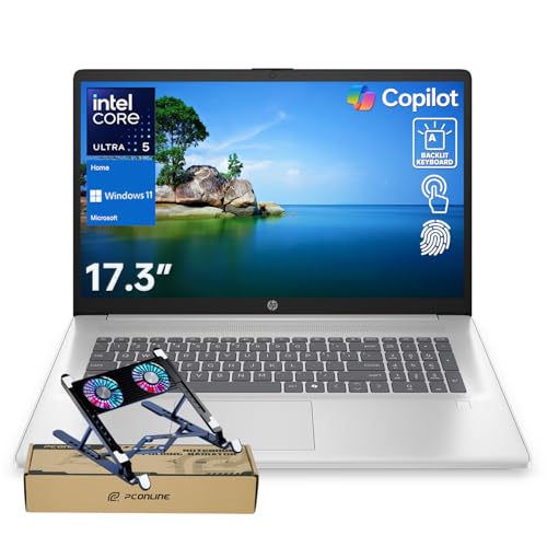 HP Business Copliot AI �m�[�g�p�\�R�� 17.3�C���` HD+ �^�b�`�X�N���[�� Ultra 5 255U 16GB DDR5 RAM 2TB SSD Wi-Fi 6 Win11 Home �o�b�N���C�g�L�[�{�[�h �E�F�u�J���� �w�䃊