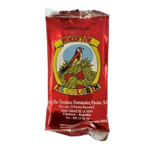 Bolsa de pimentón agridulce de la vera 250 gr El Colorín