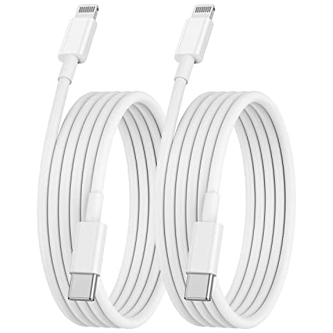USB C to Lightning Cable 3M, 2Pack iPhone Charger Cable 3m for Apple USB C Charger Fast Charge Compatible with iPhone 13/13 Pro/13 Mini, iPhone 12/12 Pro/12 Pro Max, iPhone 11, MacBook, iPad, AirPods Cover